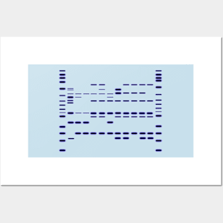 DNA gel Posters and Art